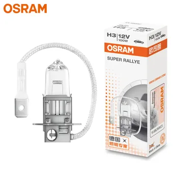 OSRAM H3 12V 100W PK22s 62201 Super Rollye Off Road 3200K Auto Halogénové Hmlové Svetlomety Auto Žiarovka Originálnych Svetlometov OEM Kvality (1pc)