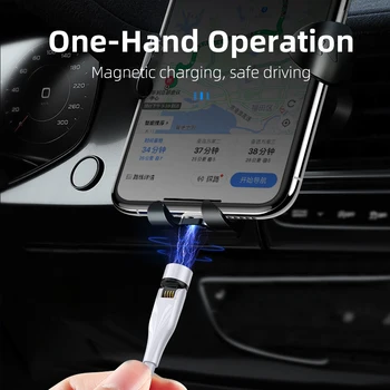 Otočiť Magnetické Kábel pre iPhone Huawei Rýchle Nabíjanie Telefónu Magnet Kábel Micro USB, Typ C Kábel Magnet Micro Nabíjačka Synchronizáciu Údajov