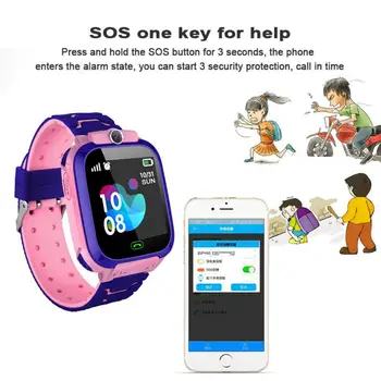 Otázka 12 Deti Smart Hodinky SOS Antil-stratil Smartwatch Baby Kartu Hodiny Hovoru Miesto Tracker Smart Telefón, Hodinky Nie sú Vodotesné