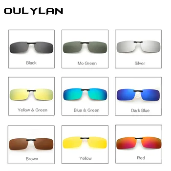 Oulylan Polarizované slnečné Okuliare Muž Klip Na Krátkozrakosť Okuliare Mužov Nočné Videnie Slnečné Okuliare Outdoor UV400