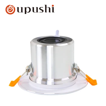 Oupushi CE-523 3 palcový mini stropný reproduktor 8 ohm 10W kúpeľňa hudby na pozadí biela farba