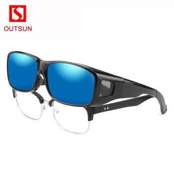 OUTSUN Značky Polarizované slnečné okuliare UV400 nosenie cez okuliare Pre Mužov a Ženy Okuliare 2020 Kryt Slnečné Okuliare Rybárske gafas oculos