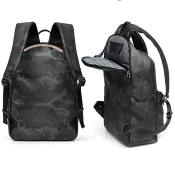 Oxford handričkou vodotesný batoh mužov 16-palcové módny trend škola college voľný čas taška muž jednoduché cestovanie študent školské tašky