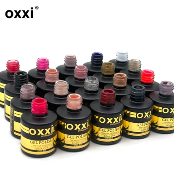 OXXI Nail Art Semi-permanentné UV Led Gél Lak 8ml Svetlé Hybrid Farebný Gél Lak Manikúra Nechty Gumy základným náterom a Topy