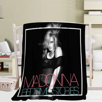 P+ Madonna Deka Mäkké DIY rozkladacia Pohovka Deka Dieťa Dospelých Teplé Vlastné Deka Veľkosť 56x80Inch50X60Inch40X50Inch