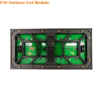 P10 Vonkajšie Led Matice 320*160mm 32x16 Pixelov Farebný Vysoký Jas Text Koľajových LED Panel Displeja