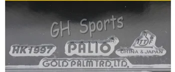 Palio úradný 40+ HK1997 zlato stolný tenis gumy pupienky v orange hubky pre 40+ raketové hry ping pong hra slučky rýchly útok