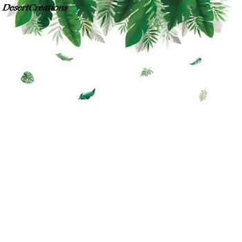 Palm Tree List Samolepky Na Stenu Nordic Štýl Miestnosti Dekorácie Domova Obývacia Izba Tv Pozadí Na Stenu Plagát Vinylové Tapety