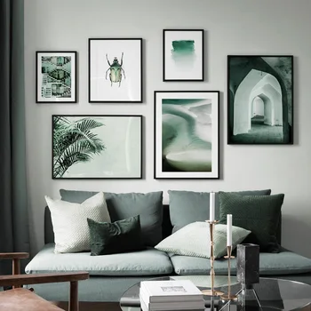 Palmový List Púšti Hmyzu Maroko Dvere Nordic Plagáty A Tlačí Na Steny Umelecké Plátno Na Maľovanie Obrazov Na Stenu Pre Obývacia Izba Domova