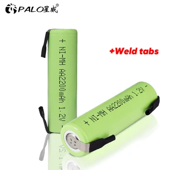 PALO 1.2 V, AA Nabíjateľné Batérie 2200mah Elektronická Cigareta Batérie pre hračky Baterka +DIY Nikel