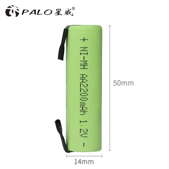 PALO 1.2 V, AA Nabíjateľné Batérie 2200mah Elektronická Cigareta Batérie pre hračky Baterka +DIY Nikel