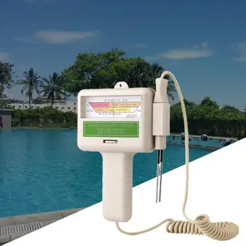 Pc101 Nástroj Kvality Vody Tester Bazén Chlóru, Ph Tester Kvality Vody Ph Meter Tester Veľký Displej Vysoká Presnosť