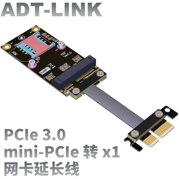PCI Express 3.0 x1 na Mini PCIe Adaptér Stúpačky Karty Predlžovací Kábel Extender Adaptér Predlžovací Kábel PCIe Mpcie R16SF Vysoká rýchlosť
