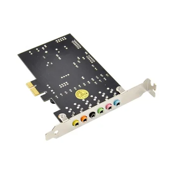 PCIe 7.1 Kanálové Zvukové karty CM8828 + CM9882A s SPDIF Držiak PCIe 7.1 CH Analógové a Digitálne stereo zvuková karta