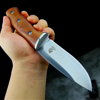 PEGASI Japonský zrkadlo svetlo vysokej kvality 9CR18Mov taktický nôž vonkajšie lovecký nôž vonkajší obranný ostré camping nôž