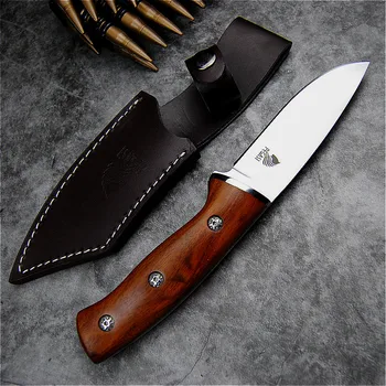 PEGASI Japonský zrkadlo svetlo vysokej kvality 9CR18Mov taktický nôž vonkajšie lovecký nôž vonkajší obranný ostré camping nôž