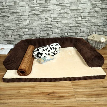 Pes gauč vymeniteľný a umývateľný psa, chovateľská stanica veľké, stredné a malé pes vankúš pelechu domáce zvieratá