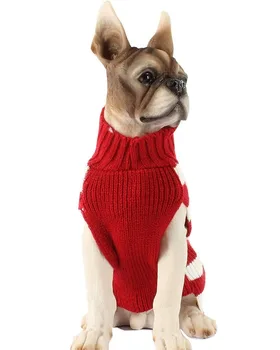 Pes Vianočný Sveter Oblečenie V Zime Teplé Spoločenské Šteňa Kabát, Bundu Pletenie Pulóver Kostýmy Oblečenie Pre Malé A Stredne Veľké Psy
