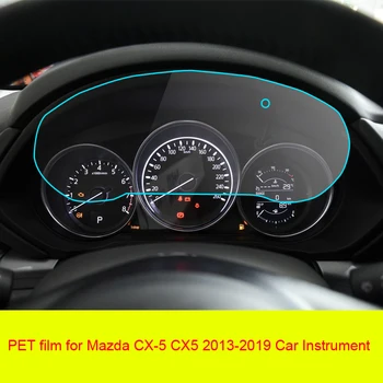 PET screen protector film Pre Mazda CX-5 CX5 2013 - 2019 nástroj Displeji Palubnej dosky Ochranná Fólia na LCD Obrazovke Film