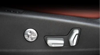 Peugeot 3008 5008 GT 2017-2019 Chrome auto príslušenstvo seat, nastavovač Tlačidlo Krytu výbava ochranné Interiéru Auta Styling