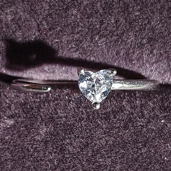 Pevné Skutočný Originál tuhé výrobky módne 925 sterling silver zásnubný prsteň pre ženy Jednoduché Krúžky R5628S