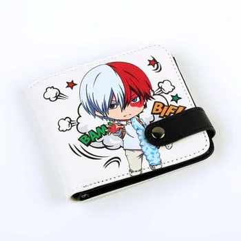 Peňaženka mužov anime, Môj Hrdina Akademickej obce cosplay peňaženky Jeden Kus Cartoon držiteľa karty mince vrecko na Zips
