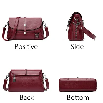 Peňaženky a Kabelky Luxusné Designder Ramenný Kožený Messenger Bag Vak Crossbody Tašky pre Ženy, Dámy Ruky Taška Vysokej Kvality