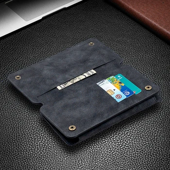 Peňaženky, Kožené puzdro Matný zips Flip Stojan Pre Samsung Galaxy s rezacím zariadením S10 S20 S10E S9 Poznámka 20 Ultra Plus Lite Pokrytie Mobilného Telefónu Taška