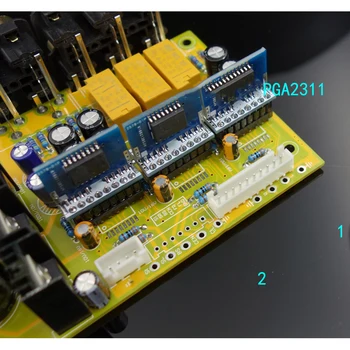 PGA2311X3 6 Kanálové Diaľkové Ovládanie Hlasitosti Predzosilňovač LCD Displej 5.1 Audio Zosilňovač NE5532 OP AMP Pre Zosilňovač