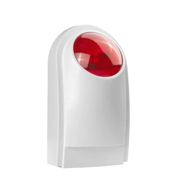 PGST Bezdrôtové Sirény Vnútorné Blikajúce Alarm Senzor pre 433MHz Domov Bezpečnostný Alarm Systém Spojiť s Diaľkovým ovládaním