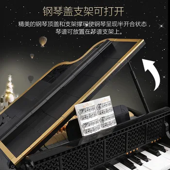 Piano Rojkov Môžu Hrať APLIKÁCIU Bluetooth Reproduktor Rádiové Diaľkové Ovládanie Vzdelávacie Hračky pre Stavebné Bloky DIY Vianočný Darček