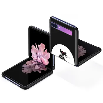 Pink Panther PC obal Pre Samsung Galaxy Z Flip 5G Čierny Tvrdý Plast Telefón Coque zloženie A Rozdelenie Shell Módne 2020 Shell