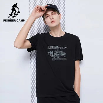 Pioneer Tábor 2020 Čierna T-shirts Mužov Bavlna Príčinné Nadrozmerná Lete pánske t-shirt Top Tees ADT0206102