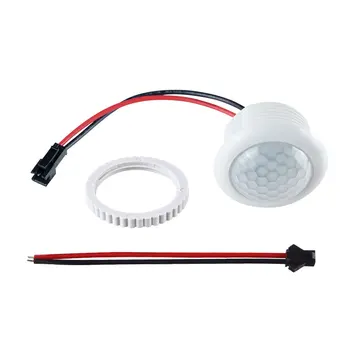 PIR Senzor, Light Switch 100-240V ON/OFF Infračervené Ľudské Telo Indukčné snímače Ovládania Svetla Detektor Modul Pre LED Lampa