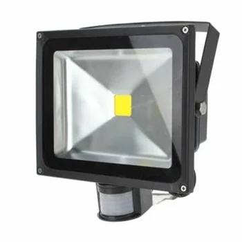 PIR Snímač Pohybu Detektív LED Flood light 10W 20W 30W 50W Outdoor Záhrada Bezpečnostná Floodlight Bodové Svetlo Lampy Biela AC85-265V