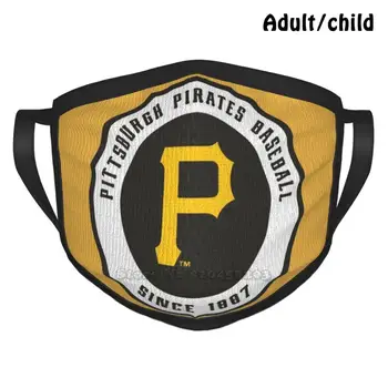Piráti-Pittsburgh Proti Prachu Opakovane Diy Masku Na Tvár Logo Mesta