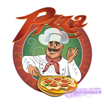 Pizza Express Kuchár Nálepky Fast Food Stánok S Jedlom Odtlačkový Plagát Vinyl Umenie Stenu Pegatina Dekor Nástenná Maľba Pizza Nálepky