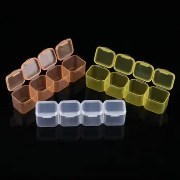 Plastové 28 Mriežky Prázdne Úložný Box Nail Art Drahokamu Šperky Korálky Displej Prípade Organizovať
