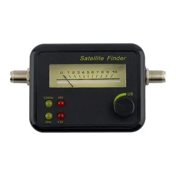 Plastové Čierne Mini Digitálny LCD Displej Satelitného Signálu Finder Meter Tester S Vynikajúcou Citlivosťou