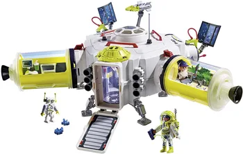 Playmobil Mars Vesmírnej Stanice Malé stavebným Deti Spojov Hračka Narodeniny Vianočný Darček Výcvik praktické schopnosti
