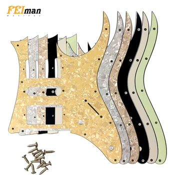 Pleroo Gitarové príslušenstvo pickguards s skrutky oblek pre Japonsko MIJ Ibanez RG350 DX Gitara Pickguard Hudby Náhradné Príslušenstvo