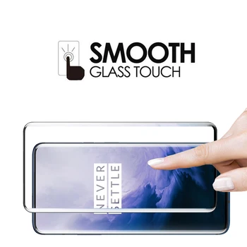 Plný lepidlo, tvrdené sklo pre oneplus 7 t 7t pro ochranného skla na jeden plus 7pro 7tpro t7 plus screen protector film originálny 3d