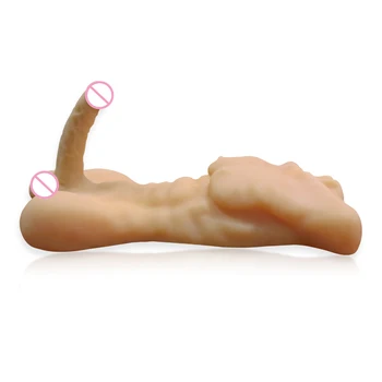 Plný silikónové mužského pohlavia bábika pre ženy alebo gay 3D masturbácia stroj s obrovským realistické dildo žena sex produkt