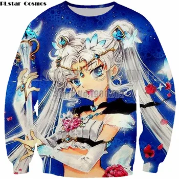 PLstar Vesmíru Anime Sailor Moon mikina žien 3d hoodies pulóver tlač cartoon vmi