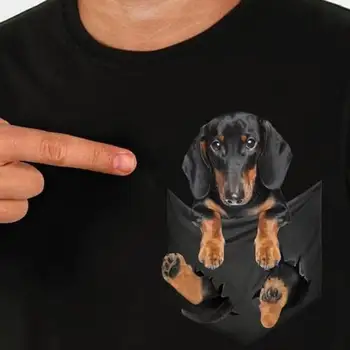 PLstar Vesmíru T Shirt lete vrecku psa vytlačené t-shirt mužov pre ženy, košele, topy zábavné bavlnenou tees Drop Shipping