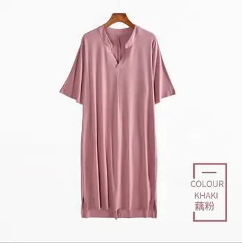 Plus veľkosť noc tričko ženy nightgown modálne voľné nightdress žien odev šaty tvaru bežné domáce oblečenie mimo nosenie