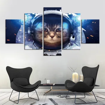 Plátno na Maľovanie Domov Umenie Cute cat Plagát A Tlač Wall Art Obraz Domova