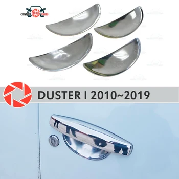 Pod dverami rukoväť kryty na Renault Duster 2010 ~ 2019 nerezové dosky auta styling dekorácie, doplnky liatie
