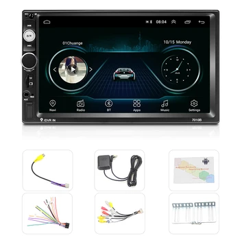 Podofo Android 8.1 Double Din GPS Car Stereo Rádio 7