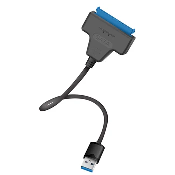 Podpora--USB 3.0 na SATA III Adaptér pre 2.5 v SDD HDD Pevných Diskov SATA III, USB 3.0 Externý Prevodník a Kábel, Podporovať U